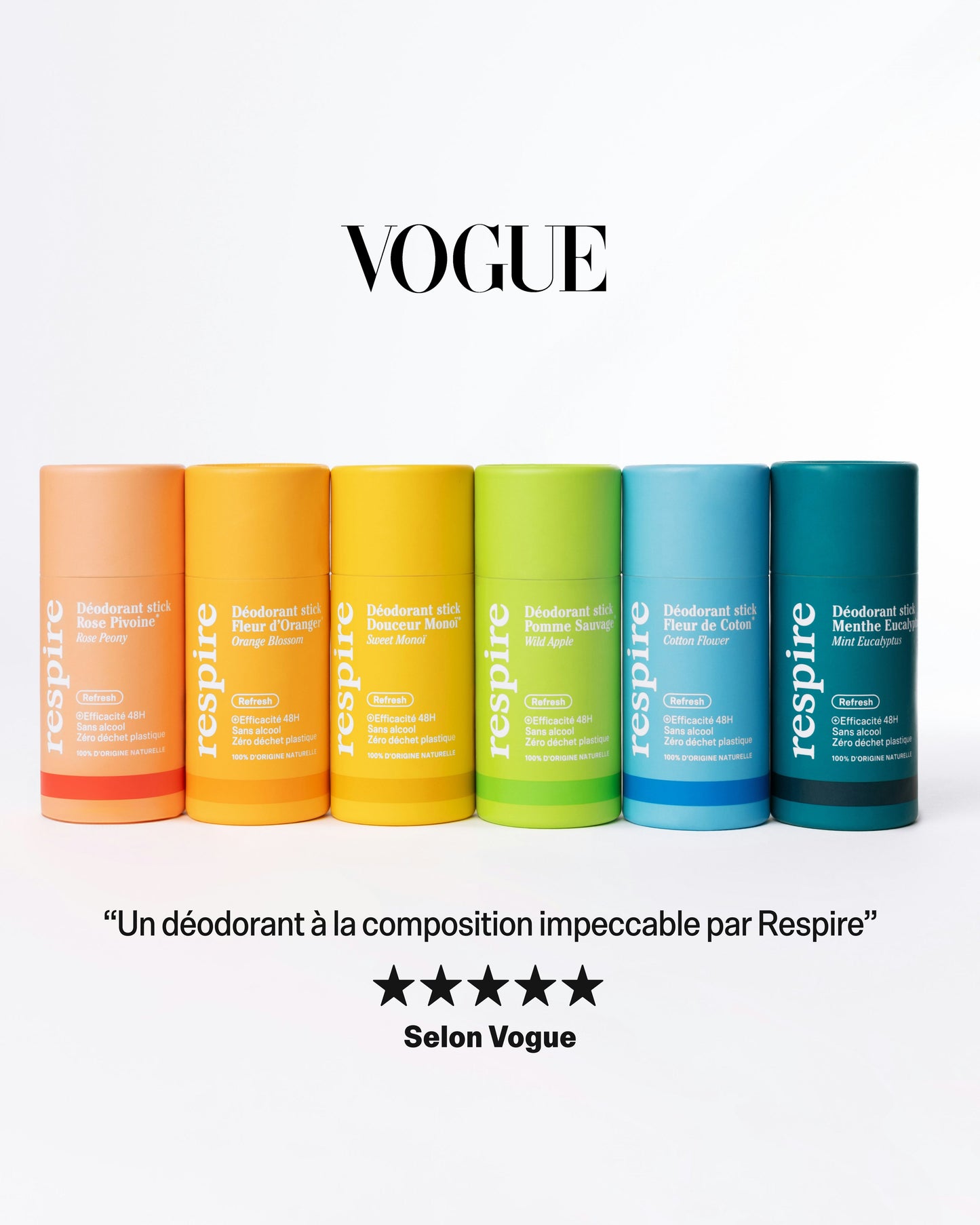 Duo déodorant stick