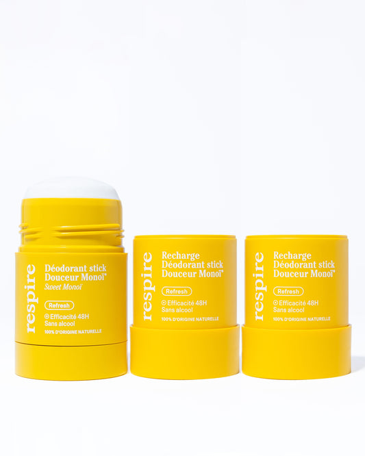 Kit Découverte Déodorant stick Douceur Monoï