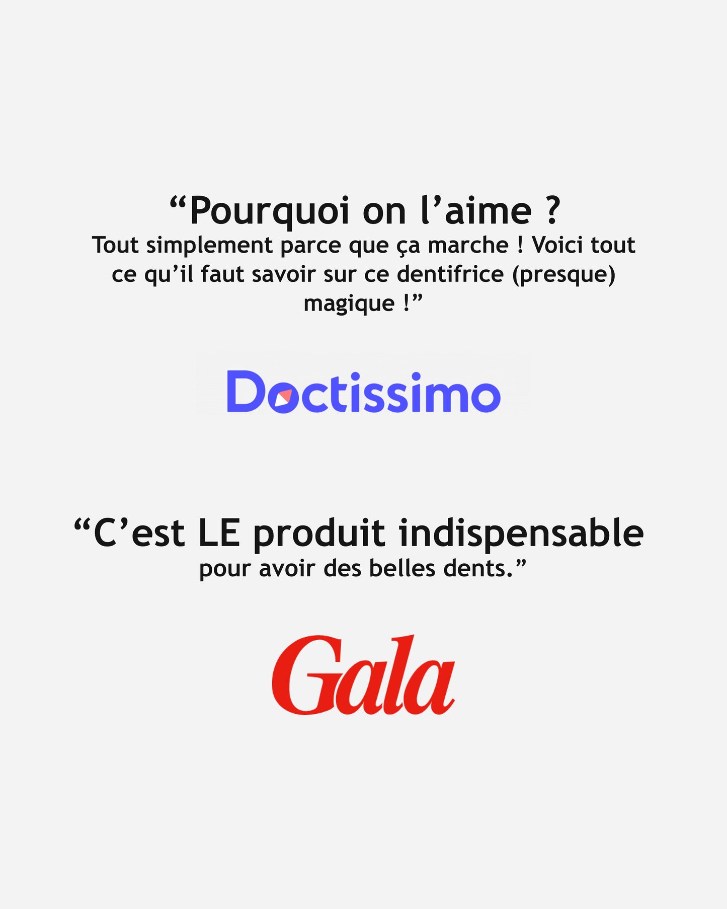 Dentifrice Blancheur Naturelle