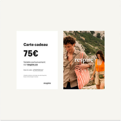 Carte Cadeau 75€