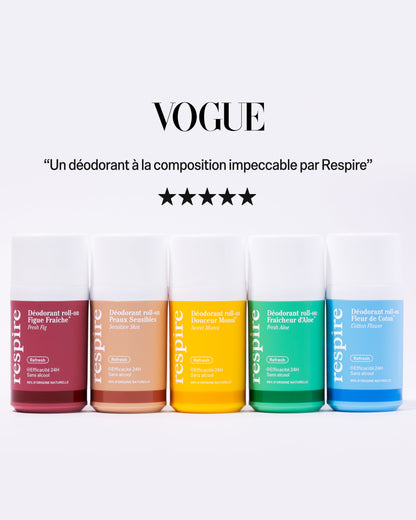 Kit Découverte Déodorant roll-on Douceur Monoï