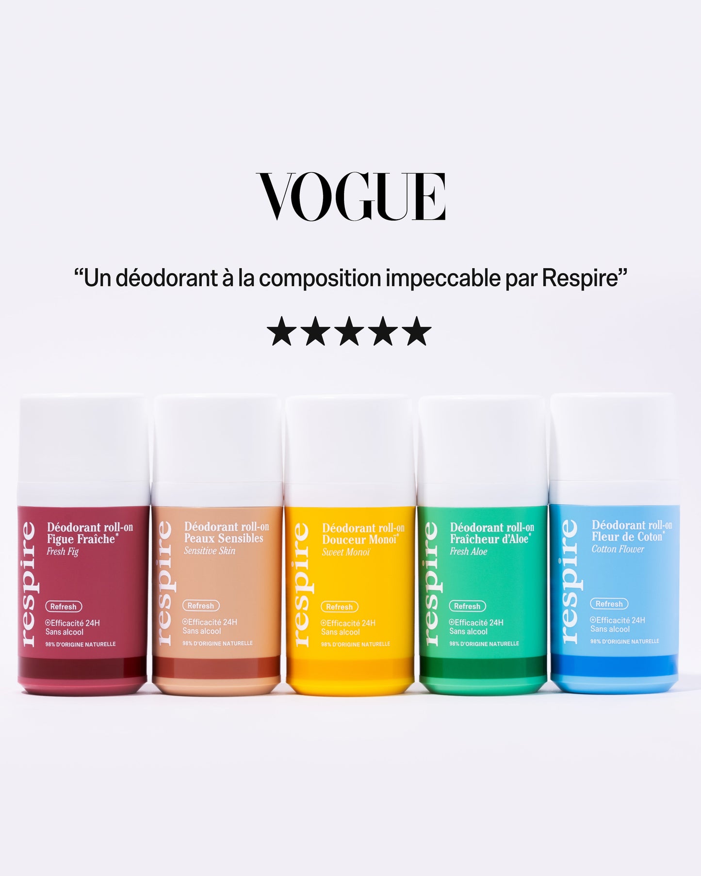 Recharge Déodorant roll-on Douceur Monoï