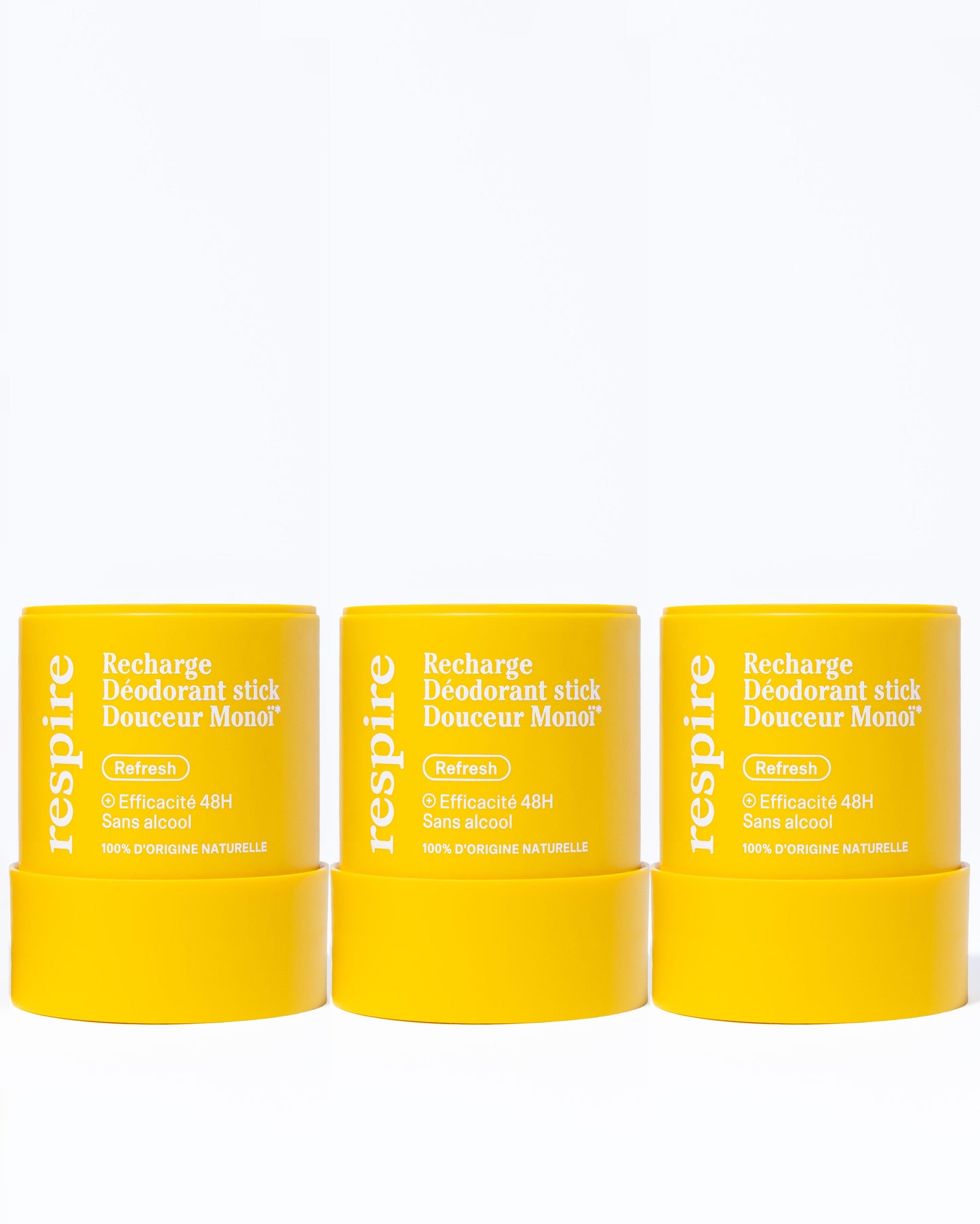 KIt Recharges Déodorant stick Douceur Monoï